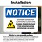 Signmission Standby Generator Automatically Sign With Symbol, 7 in W x Rectangle, Vinyl Decal OS-2PACK-NS-D-57-L-18423 - alternate 5